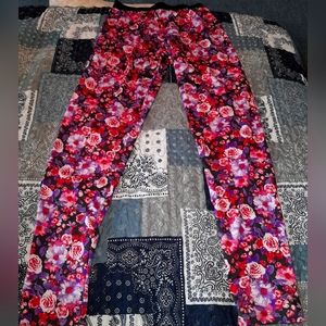 Kids flower leggings